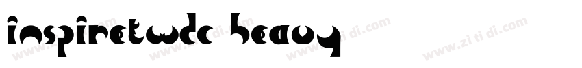 InspireTWDC Heavy字体转换